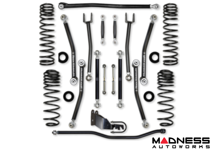 Jeep Wrangler JL Lift Kit - Rock Krawler - 4.5in X Factor (No Limits) - 2021+ Jeep Wrangler JL Lift Kit - Rock Krawler - 4.5in X Factor (No Limits) - 2021+